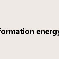 formation energy是什么意思