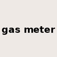 gas meter是什么意思
