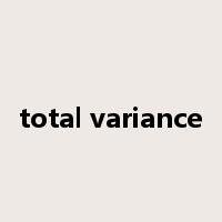 total variance是什么意思