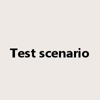 Test scenario是什么意思