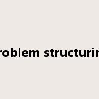 problem structuring是什么意思
