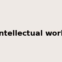 intellectual work是什么意思