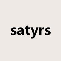 satyrs是什么意思