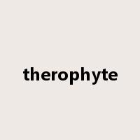 therophyte是什么意思