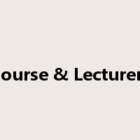 Course & Lecturers是什么意思