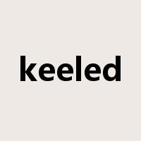 keeled是什么意思