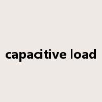 capacitive load是什么意思