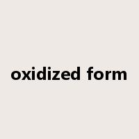oxidized form是什么意思