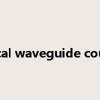 optical waveguide coupler是什么意思
