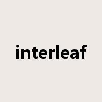 interleaf是什么意思