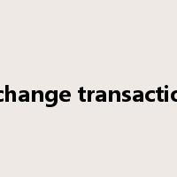 exchange transactions是什么意思