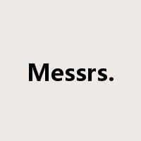 Messrs.是什么意思