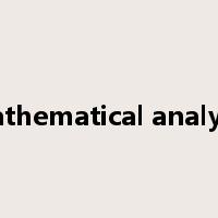 mathematical analysis是什么意思