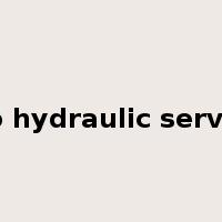 electro hydraulic servovalve是什么意思