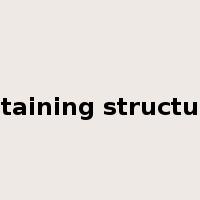 retaining structure是什么意思