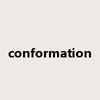 conformation是什么意思