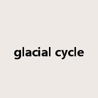 glacial cycle是什么意思