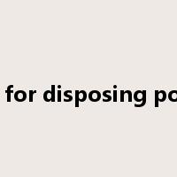 charges for disposing pollutants是什么意思