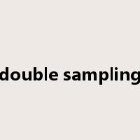 double sampling是什么意思