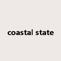 coastal state是什么意思