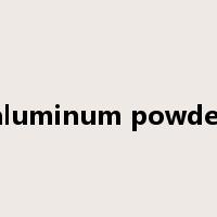 aluminum powder是什么意思