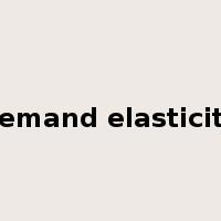 demand elasticity是什么意思