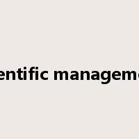 scientific management是什么意思