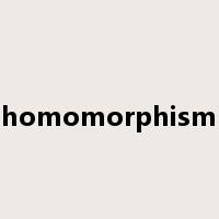 homomorphism是什么意思