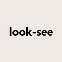 look-see是什么意思