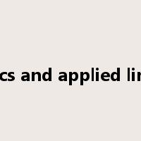 linguistics and applied linguistics是什么意思