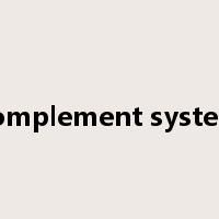 complement system是什么意思