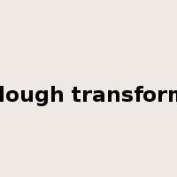 Hough transform是什么意思