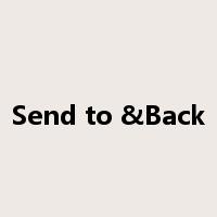 Send to &Back是什么意思