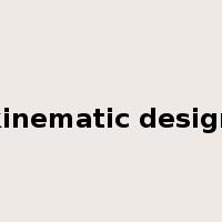 kinematic design是什么意思