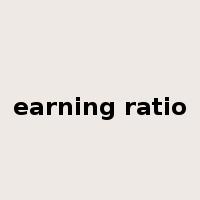 earning ratio是什么意思