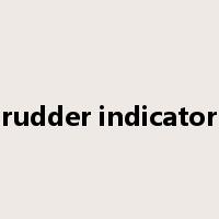 rudder indicator是什么意思