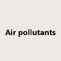 Air pollutants是什么意思