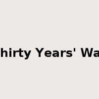 Thirty Years' War是什么意思