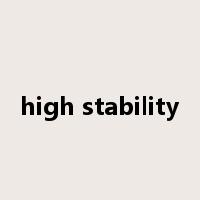 high stability是什么意思