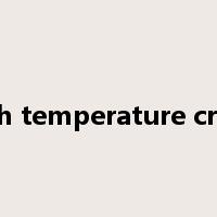 high temperature creep是什么意思