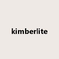 kimberlite是什么意思