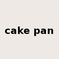 cake pan是什么意思