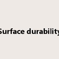 Surface durability是什么意思