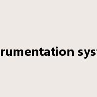 instrumentation system是什么意思