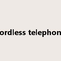 cordless telephone是什么意思