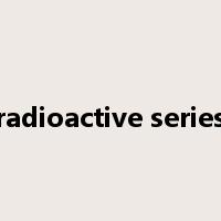 radioactive series是什么意思