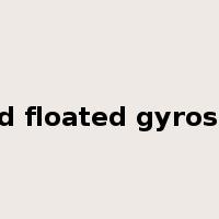 liquid floated gyroscope是什么意思