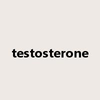 testosterone是什么意思