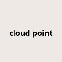 cloud point是什么意思