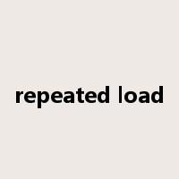 repeated load是什么意思